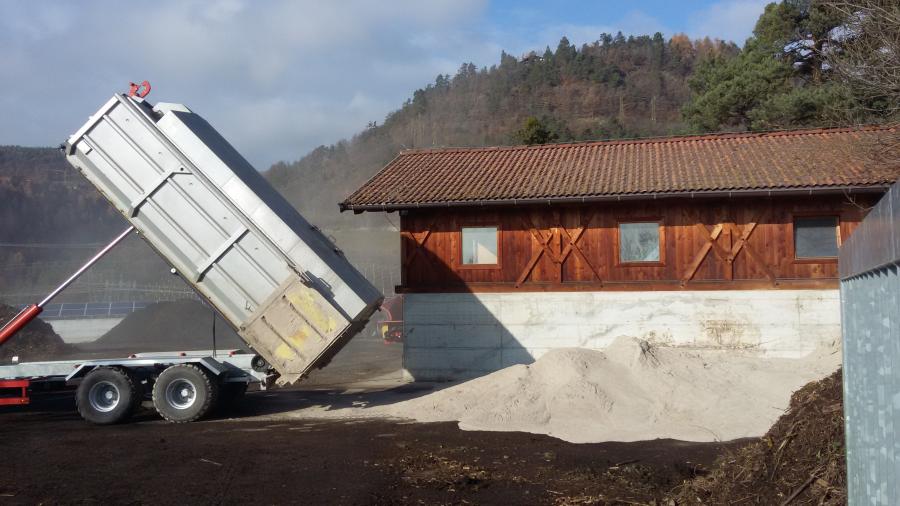 Kesselasche aus dem Fernheizwerk Ritten