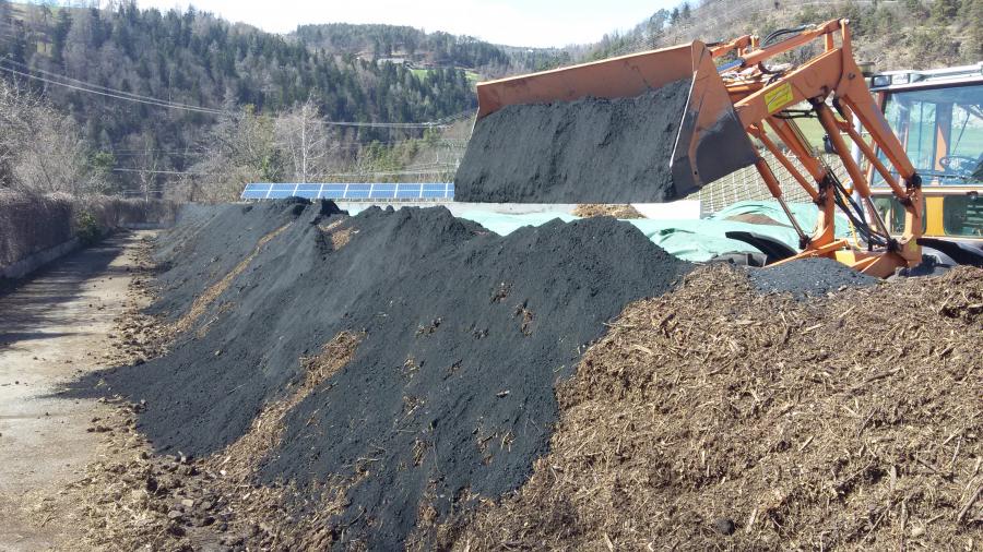 Beimengung von hochwertiger Pflanzenkohle für die Produktion von 